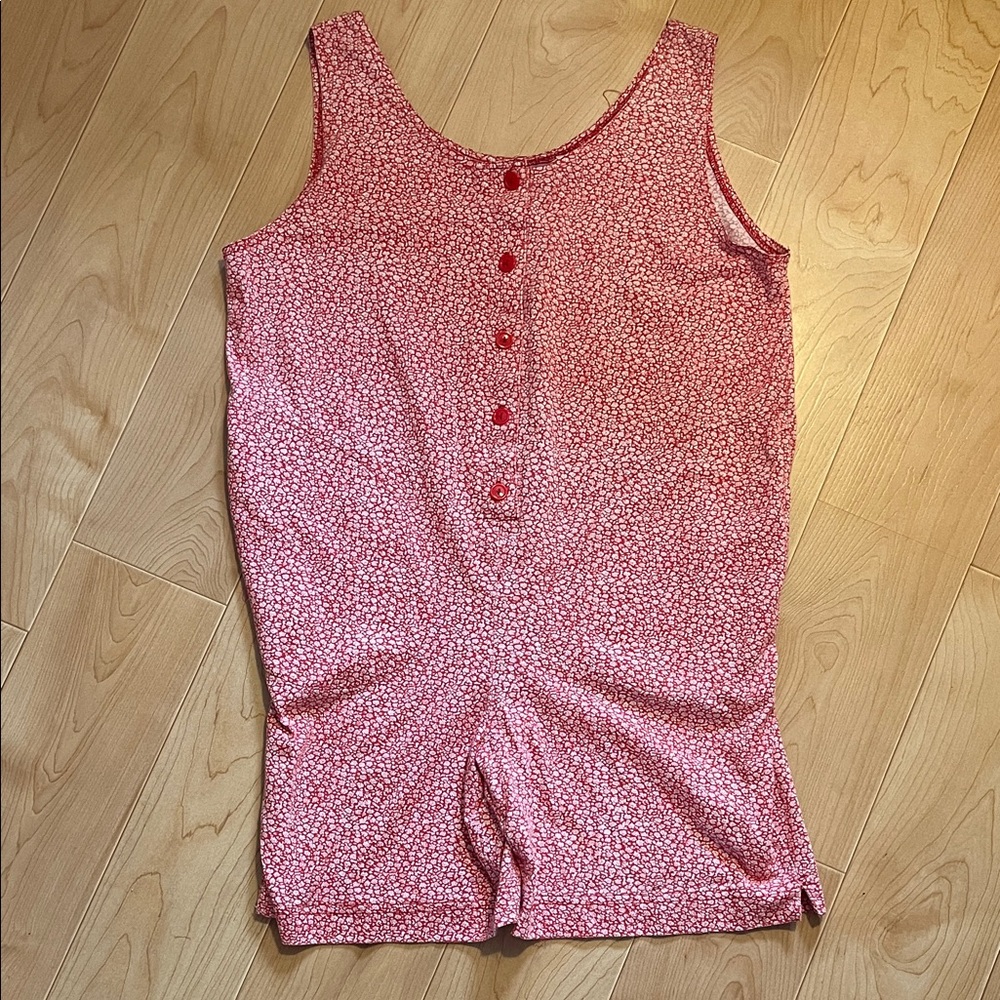 VNT Floral Red Jumpsuit